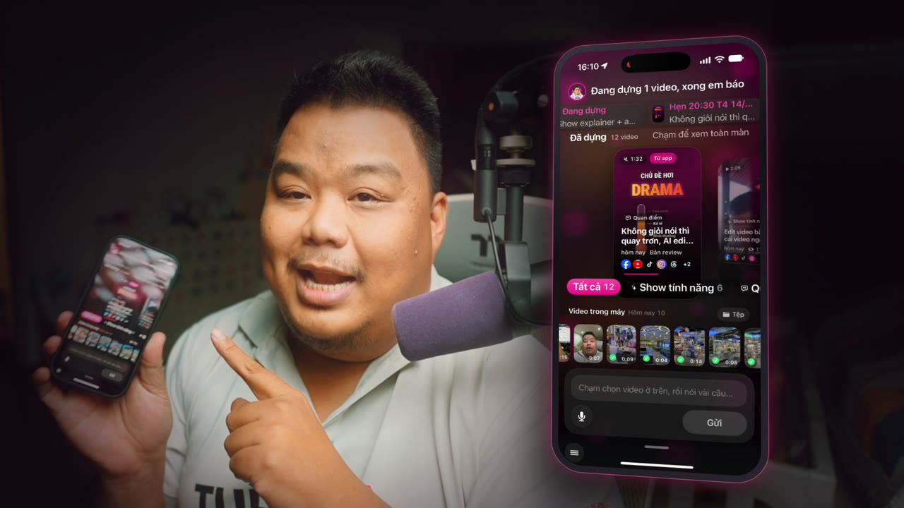 Anh Khánh Hùng kể một ngày dùng app